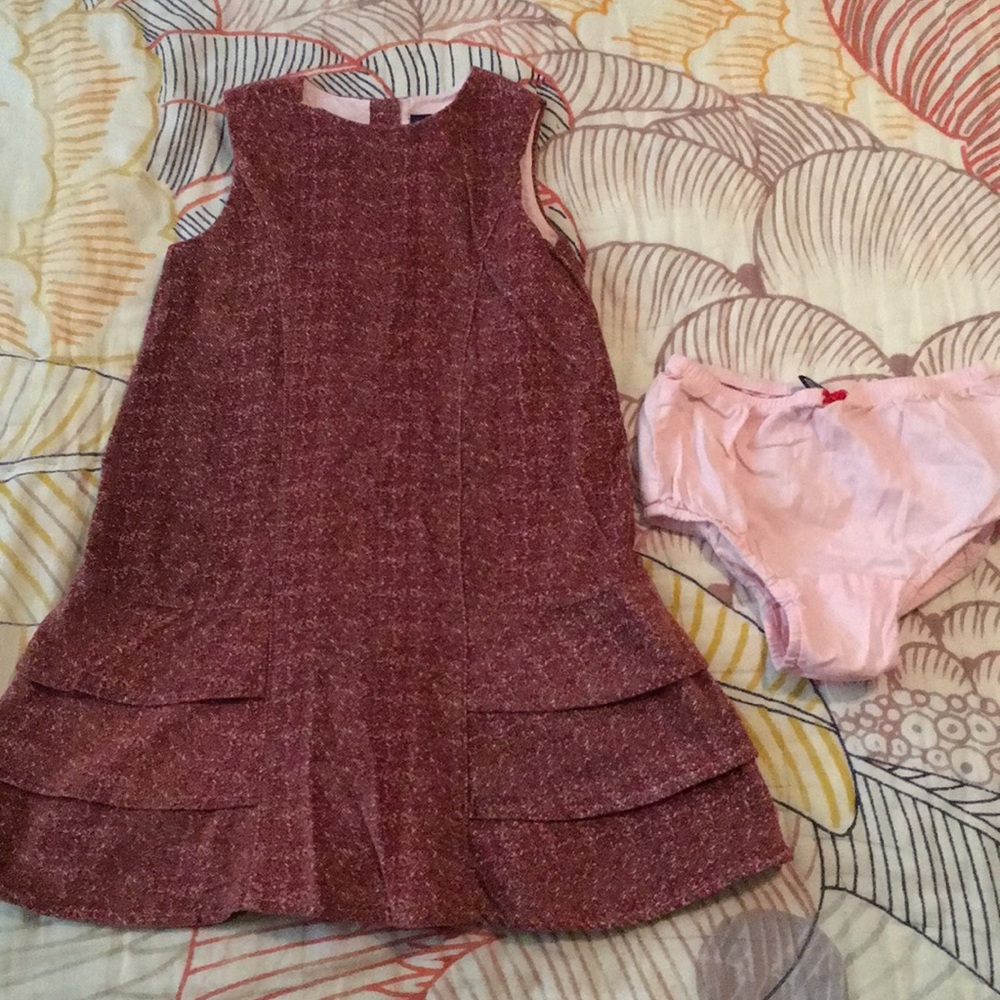 Vintage Baby Gap Cotton Velveteen Dress/Jumper 5T